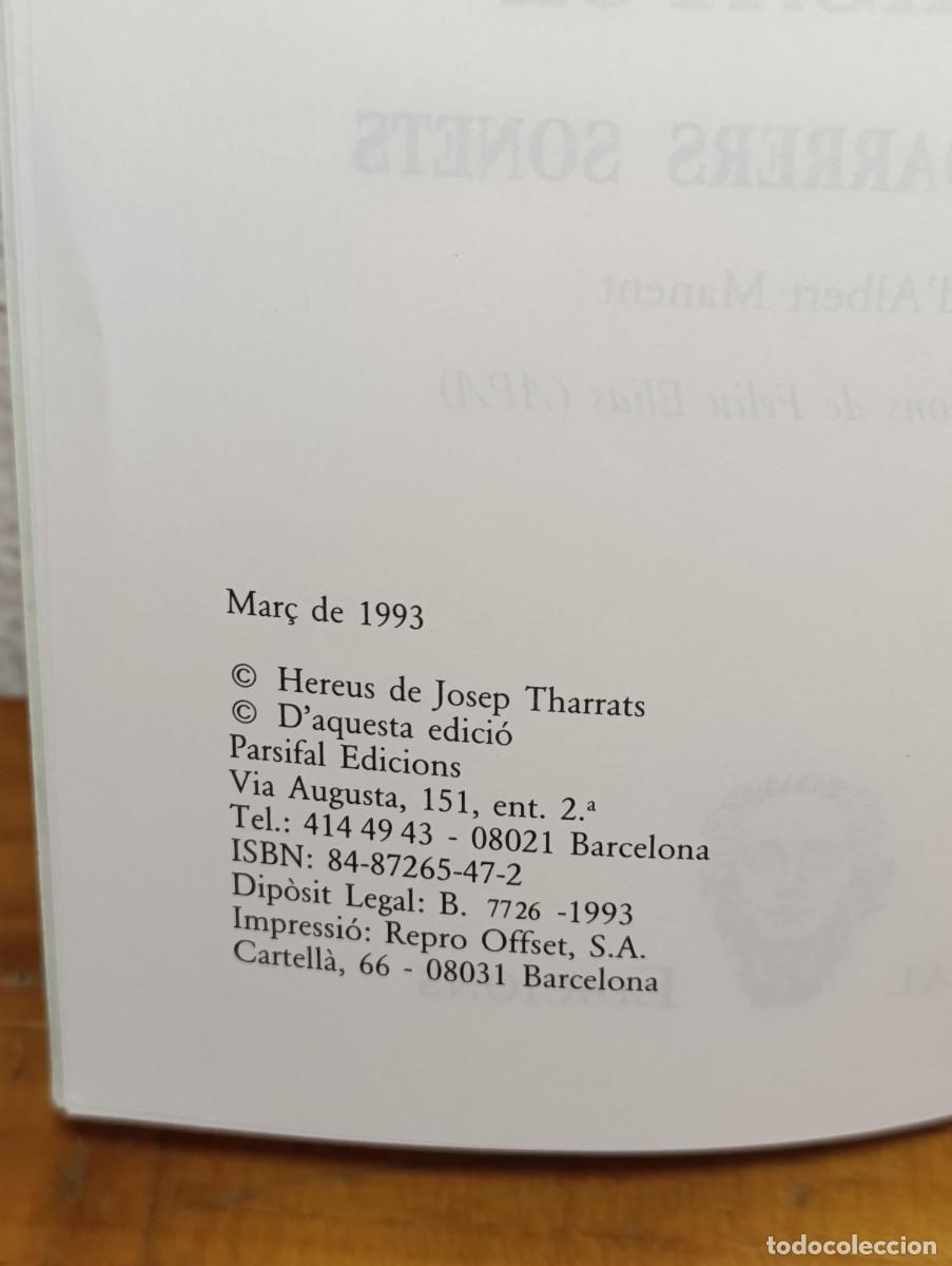 Libros de segunda mano: Fondre l&agrave;nima al paisatge - Josep Tharrats - Foto 5