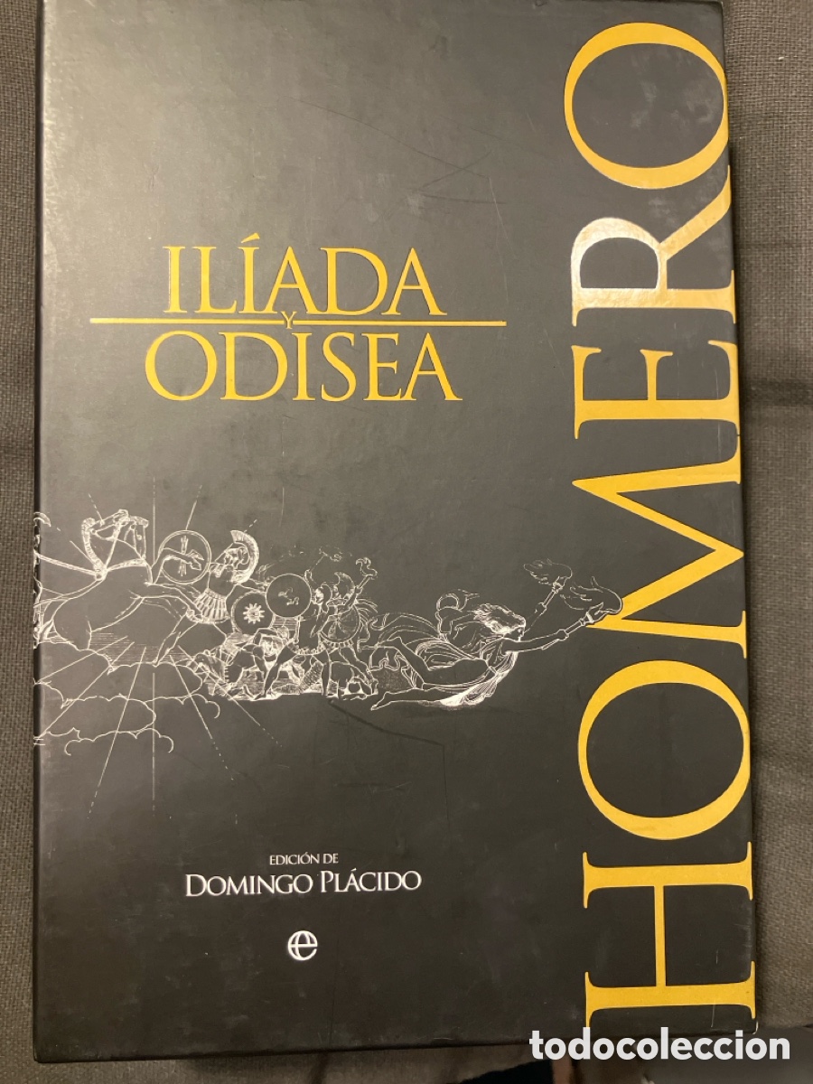 Libros de segunda mano: Iliada y Odisea. 2 tomos. Edici&oacute;n Domingo Placido