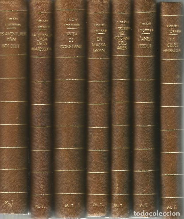 Libros de segunda mano: SET NOVEL&middot;LES JOSEP MARIA FOLCH I TORRES - COL&middot;LECCI&Oacute; PATUFET