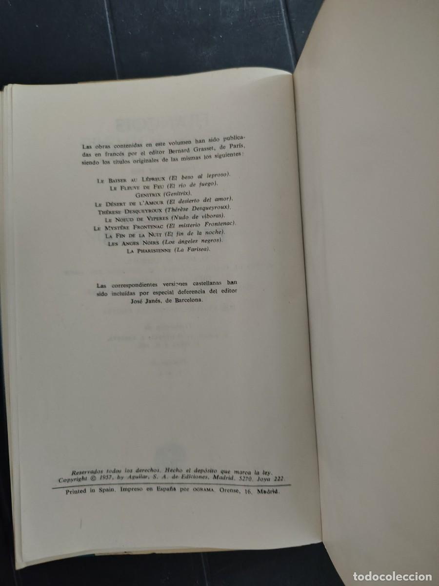 Libros de segunda mano: Francois Mauriac, Novelas Escogidas, Manuel Bosch. F. Guti&eacute;rrez