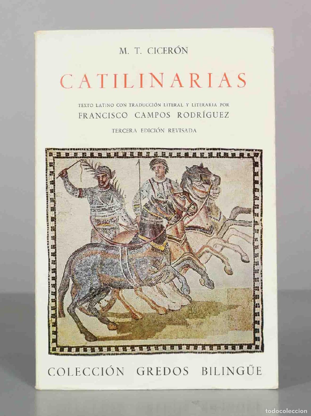 Libros de segunda mano: Catilinarias - Ciceron - Editorial Gredos
