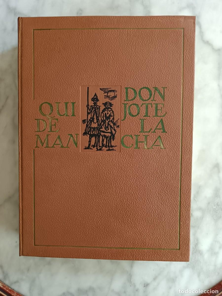 Libros de segunda mano: Don Quijote de la Mancha (2 tomos) Ediciones Nauta Ilustrado con estuche