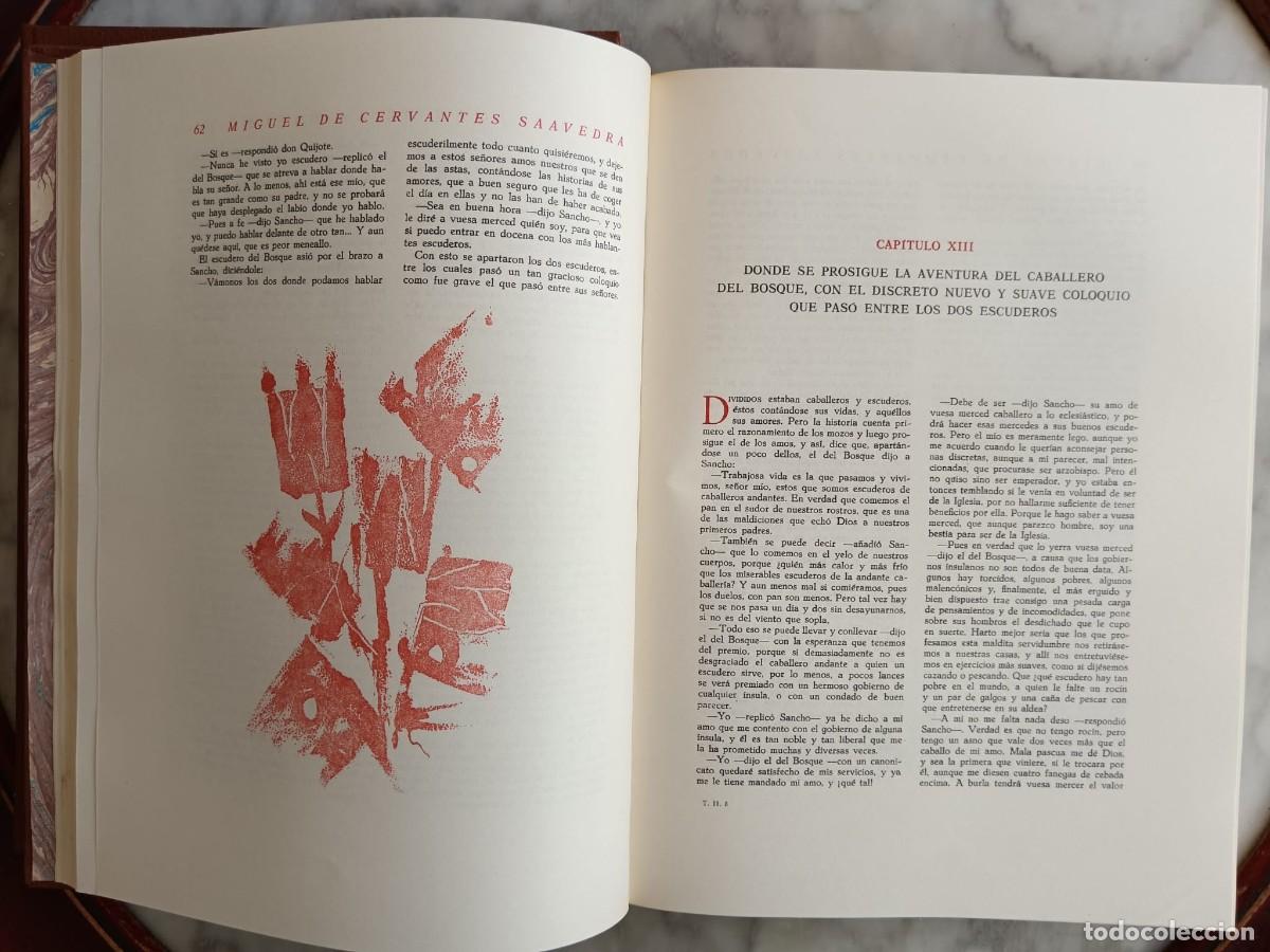Libros de segunda mano: Don Quijote de la Mancha (2 tomos) Ediciones Nauta Ilustrado con estuche - Foto 5