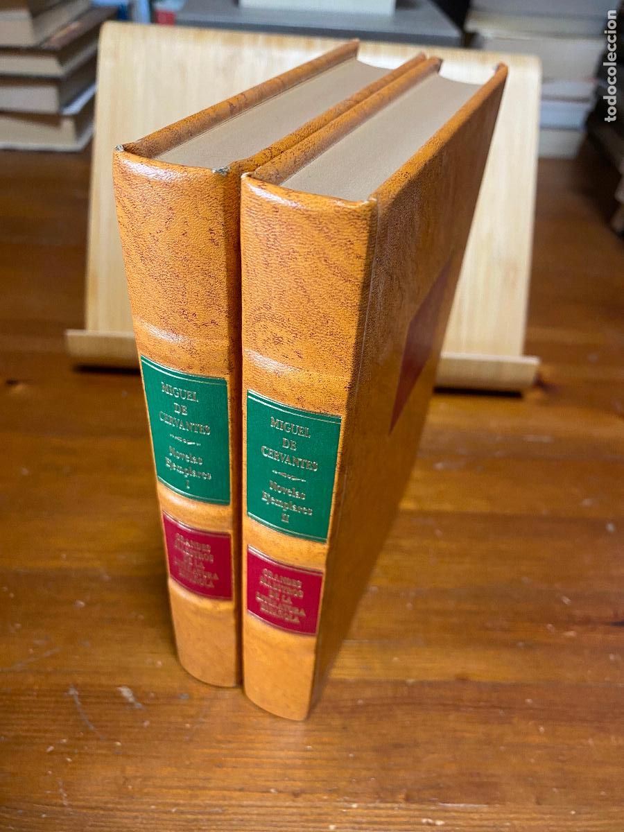 Libros de segunda mano: NOVELAS EJEMPLARES (2 TOMOS). MIGUEL DE CERVANTES. CLUB INTERNACIONAL DEL LIBRO