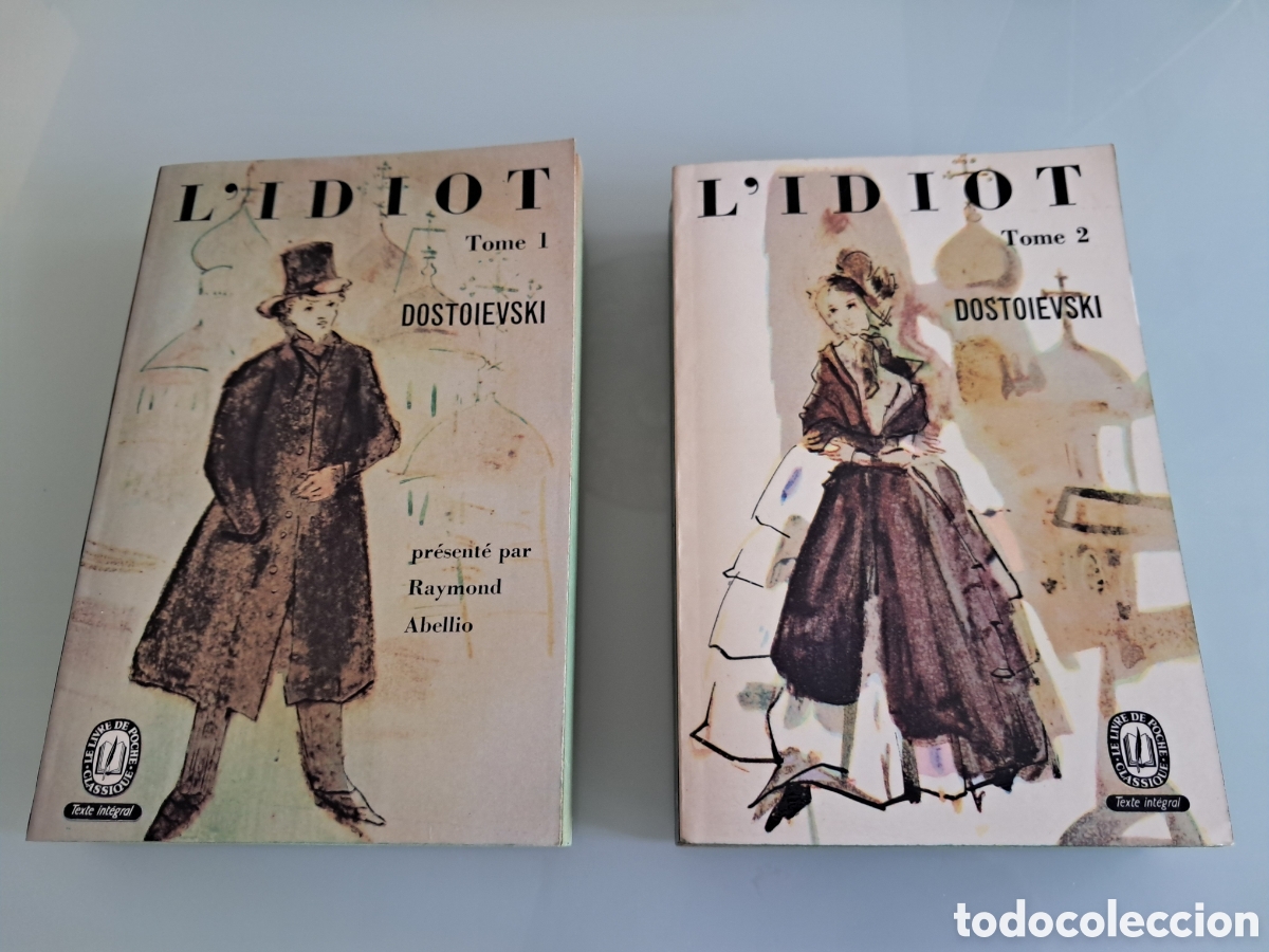 Libros de segunda mano: L'idiot - Dostoievski (Tome 1 et 2)