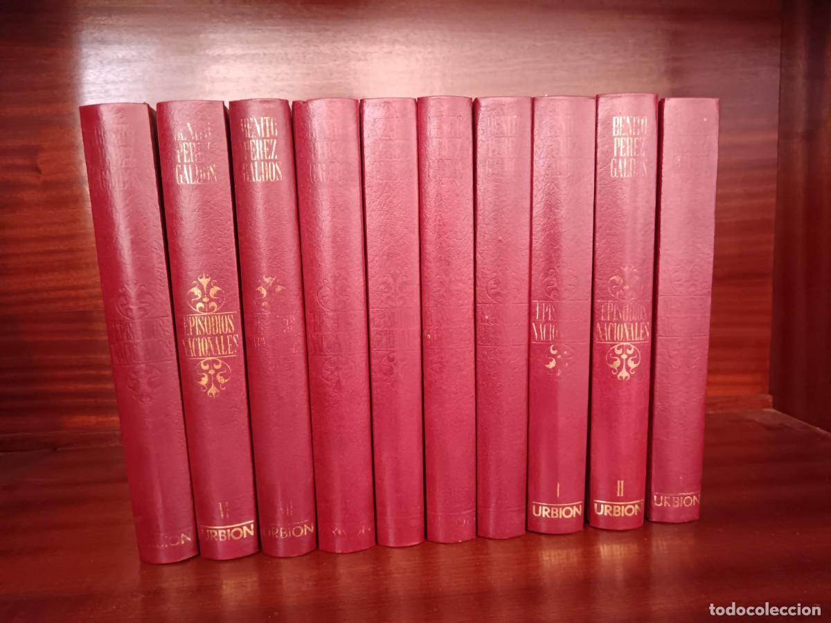 Libros de segunda mano: Benito P&eacute;rez Gald&oacute;s &ndash; Episodios Nacionales (10 tomos completos I-X) Ediciones Urbion