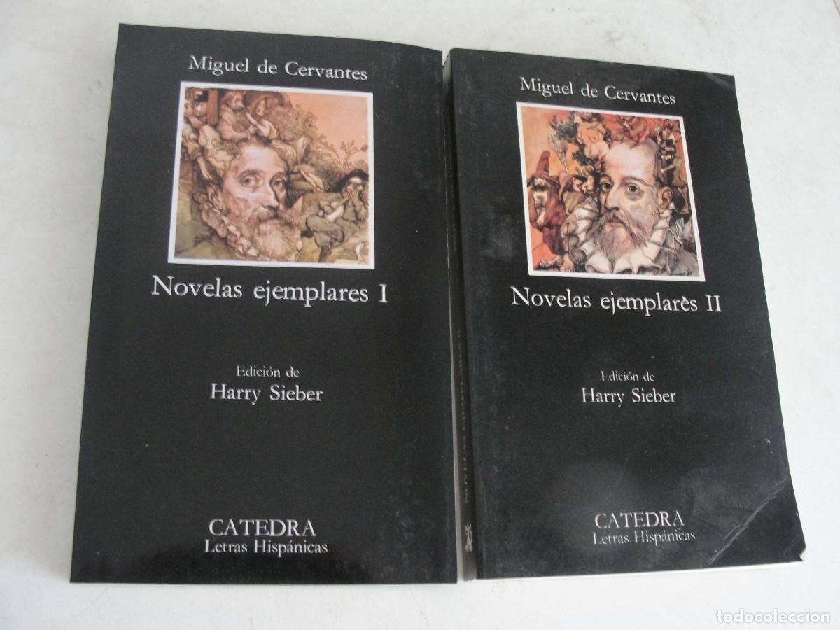 Libros de segunda mano: CATEDRA LETRAS HISPANICAS 105 106 - CERVANTES NOVELAS EJEMPLARES - 2 TOMOS - POR ESTRENAR