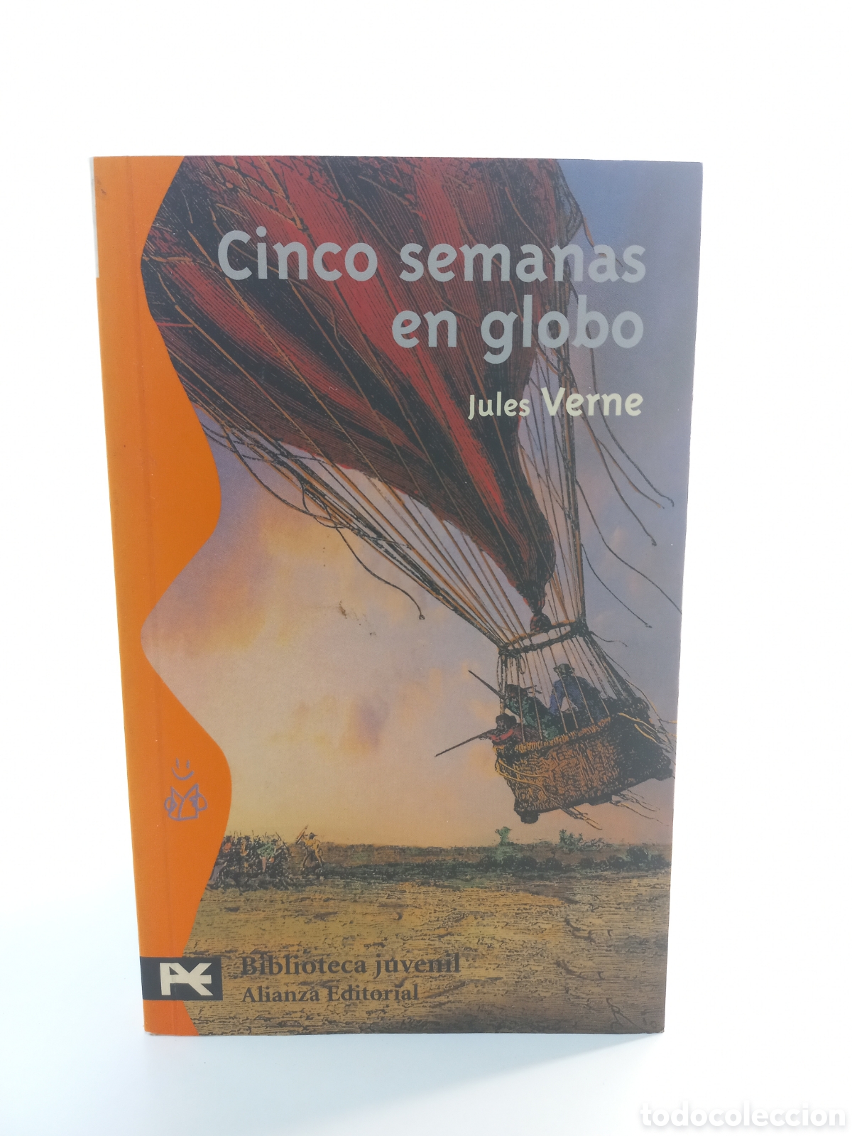 Libros de segunda mano: Cinco Semanas en Globo. Jules Verne. Alianza Editorial, 2005. Ilustrado.