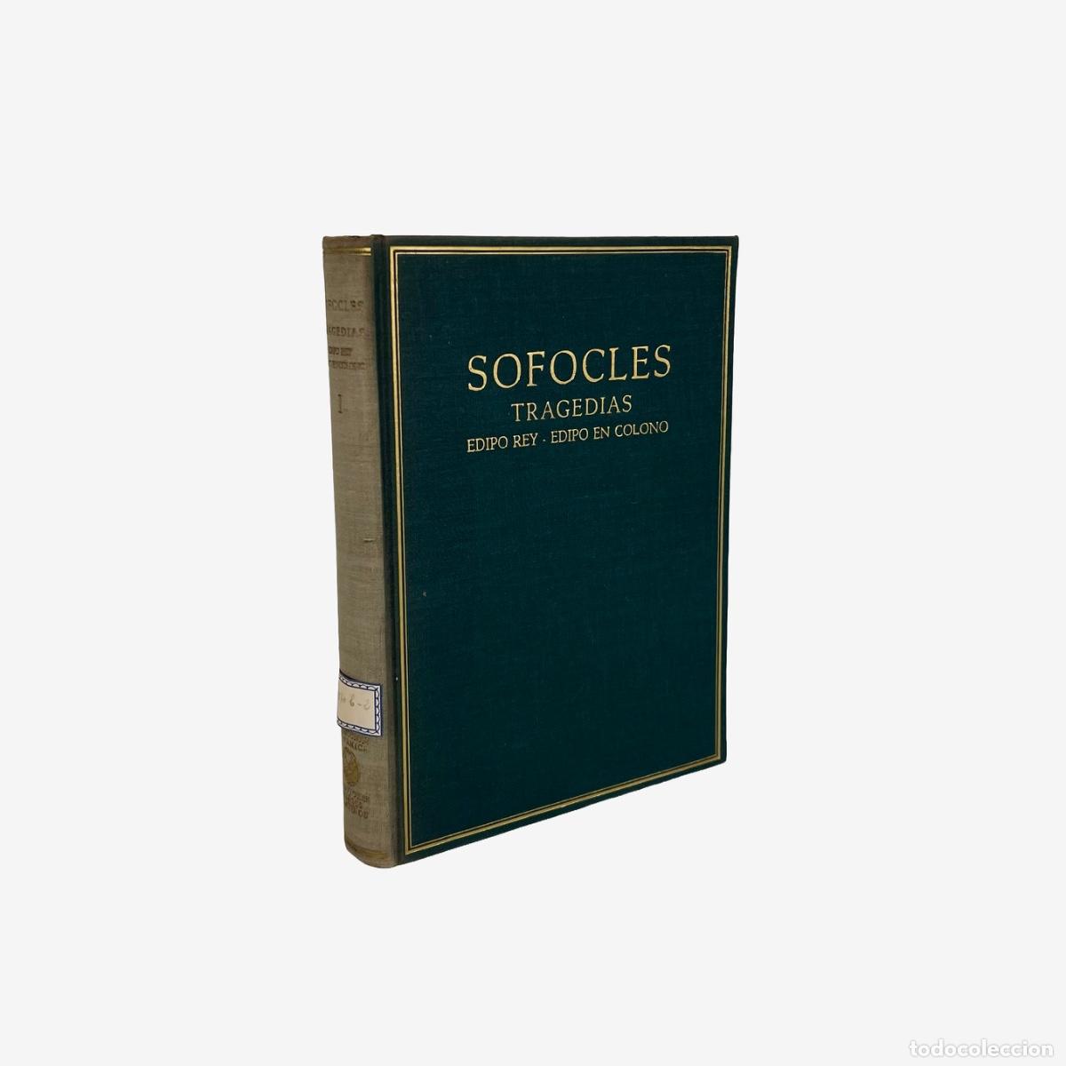Libros de segunda mano: Tragedias, Edipo Rey - Edipo en Colono, Sofocles - Foto 1
