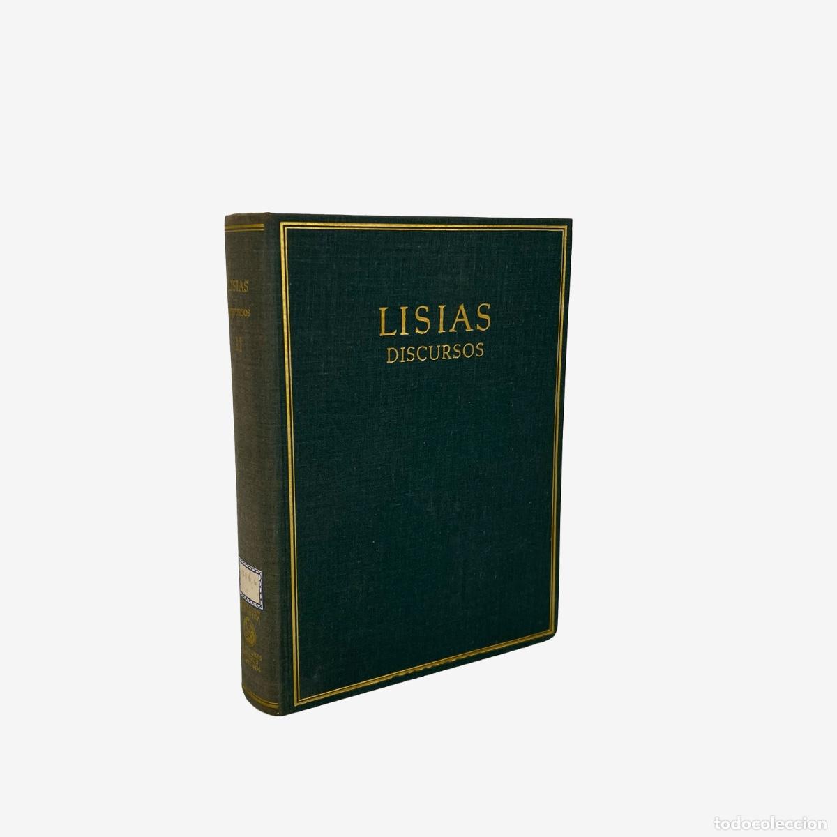 Libros de segunda mano: Discursos, Volumen II, Lisias - Foto 1