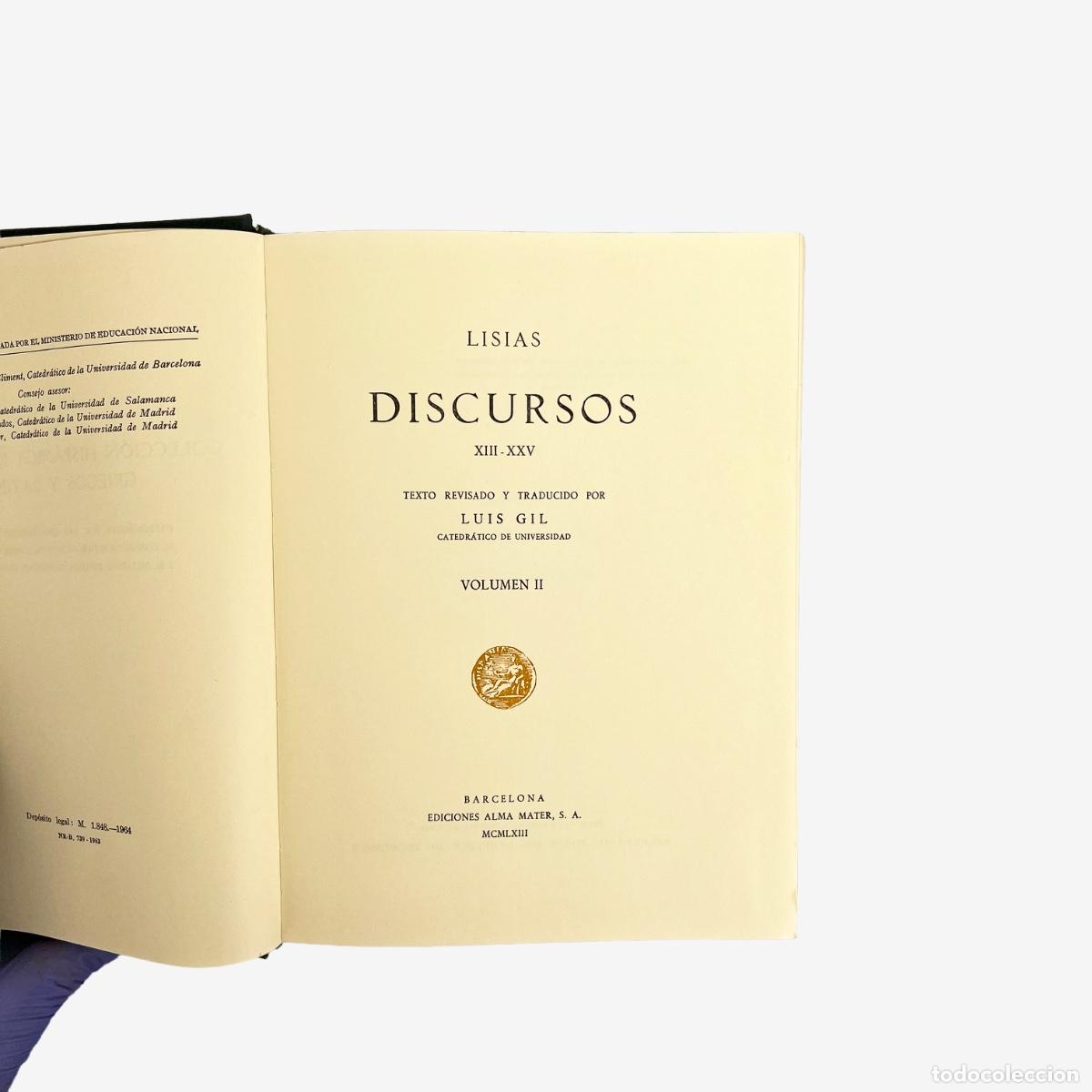 Libros de segunda mano: Discursos, Volumen II, Lisias - Foto 3