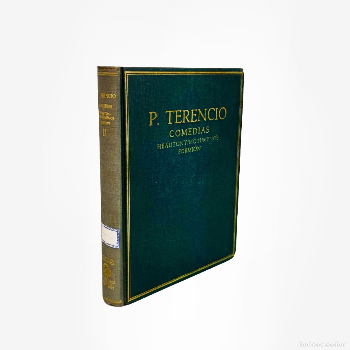 Libros de segunda mano: Comedias, Volumen II, P. Terencio - Foto 1