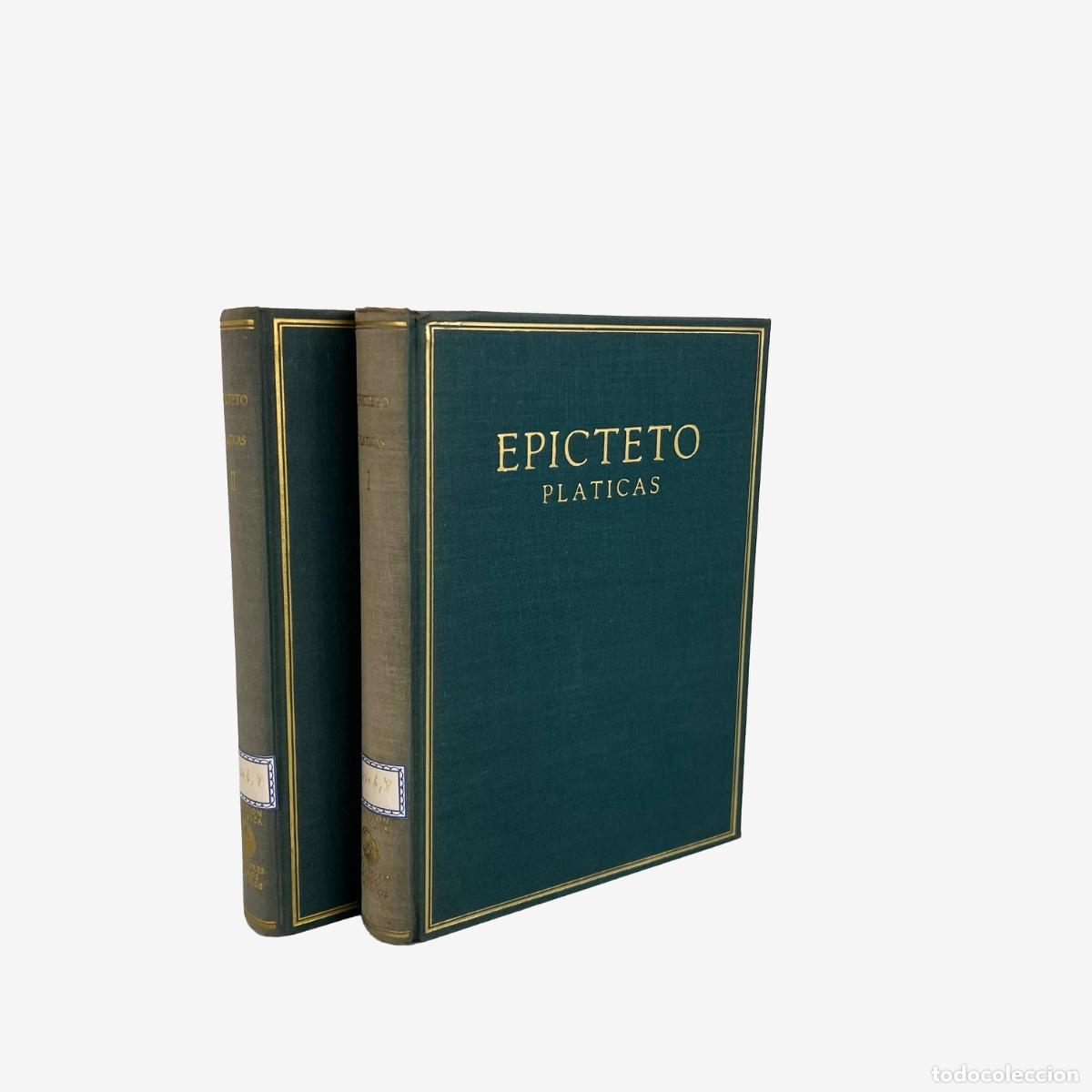 Libros de segunda mano: Platicas, Volumen I y II, Epicteto - Foto 1