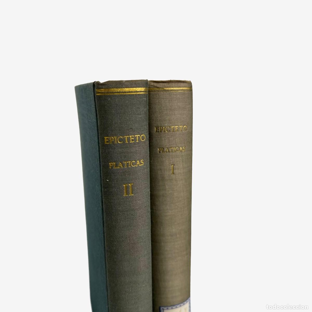 Libros de segunda mano: Platicas, Volumen I y II, Epicteto - Foto 2