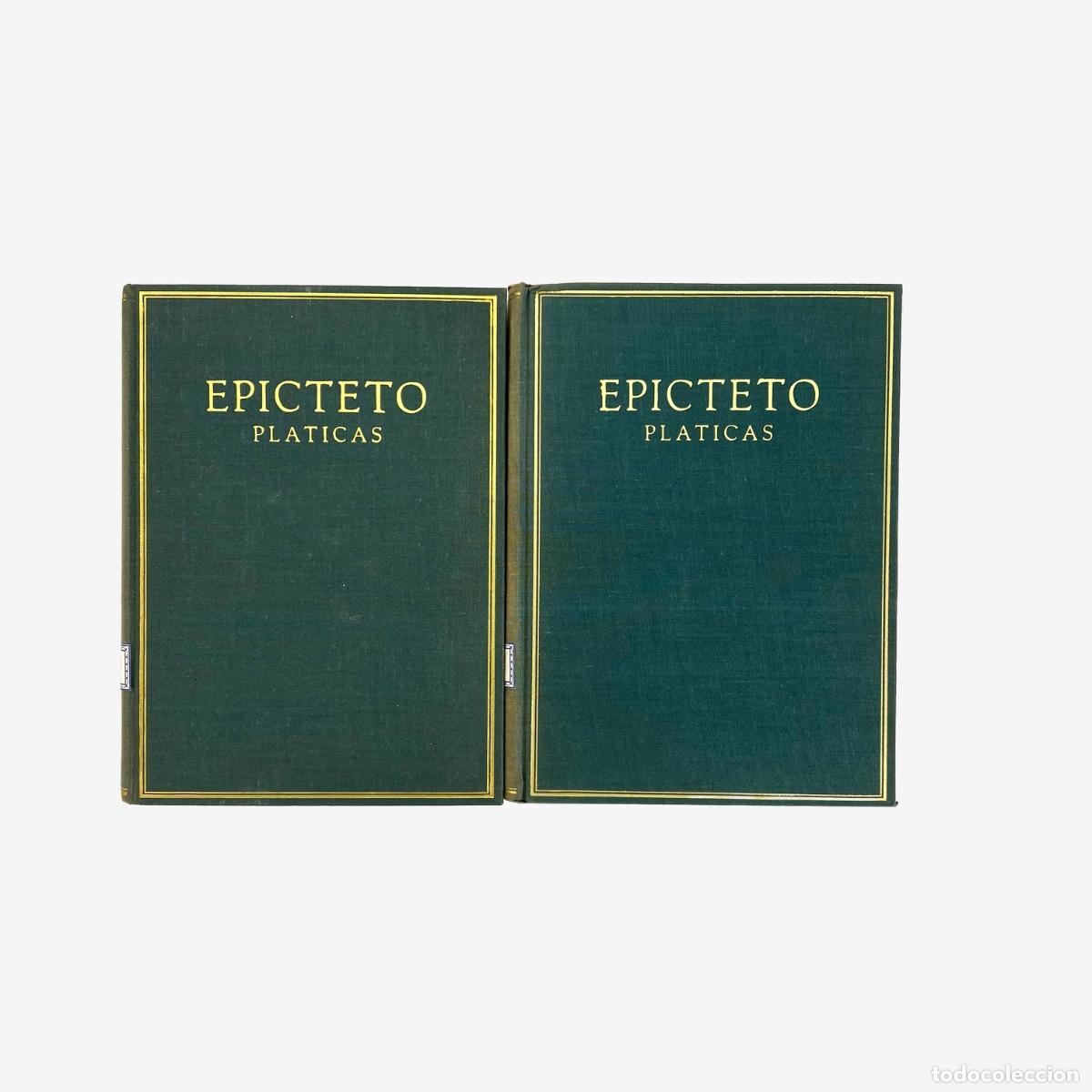 Libros de segunda mano: Platicas, Volumen I y II, Epicteto - Foto 3