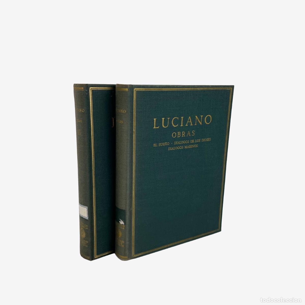 Libros de segunda mano: Obras, Volumen I y II, Luciano