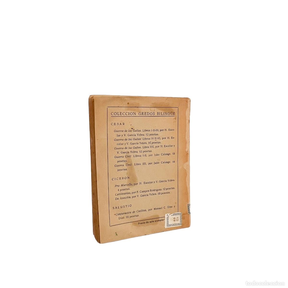 Libros de segunda mano: Conjuraci&oacute;n de Catalina, Salustio - Foto 2