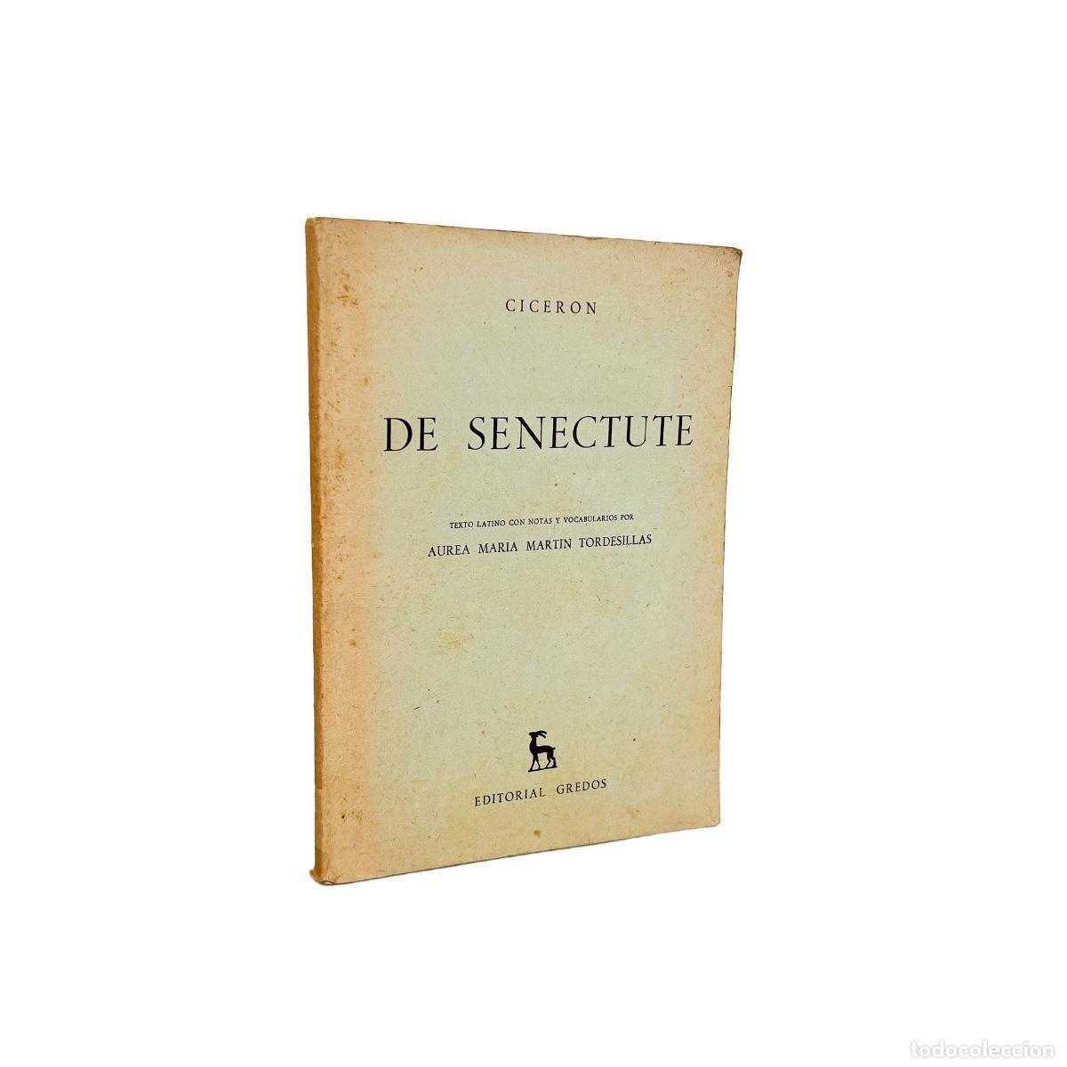 Libros de segunda mano: De Senectute, Cicer&oacute;n - Foto 1