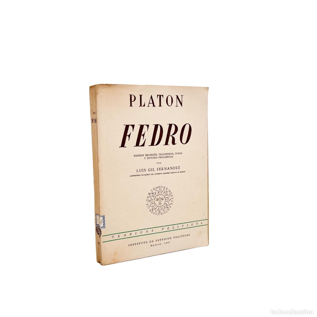 Libros de segunda mano: Fedro, Biling&uuml;e, Plat&oacute;n - Foto 1