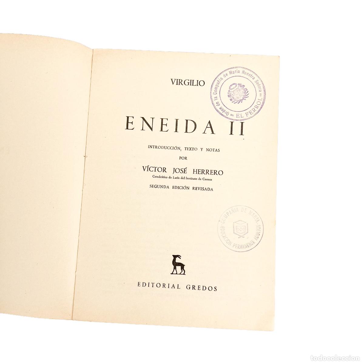 Libros de segunda mano: Eneida II, Virgilio. Gredos - Foto 3