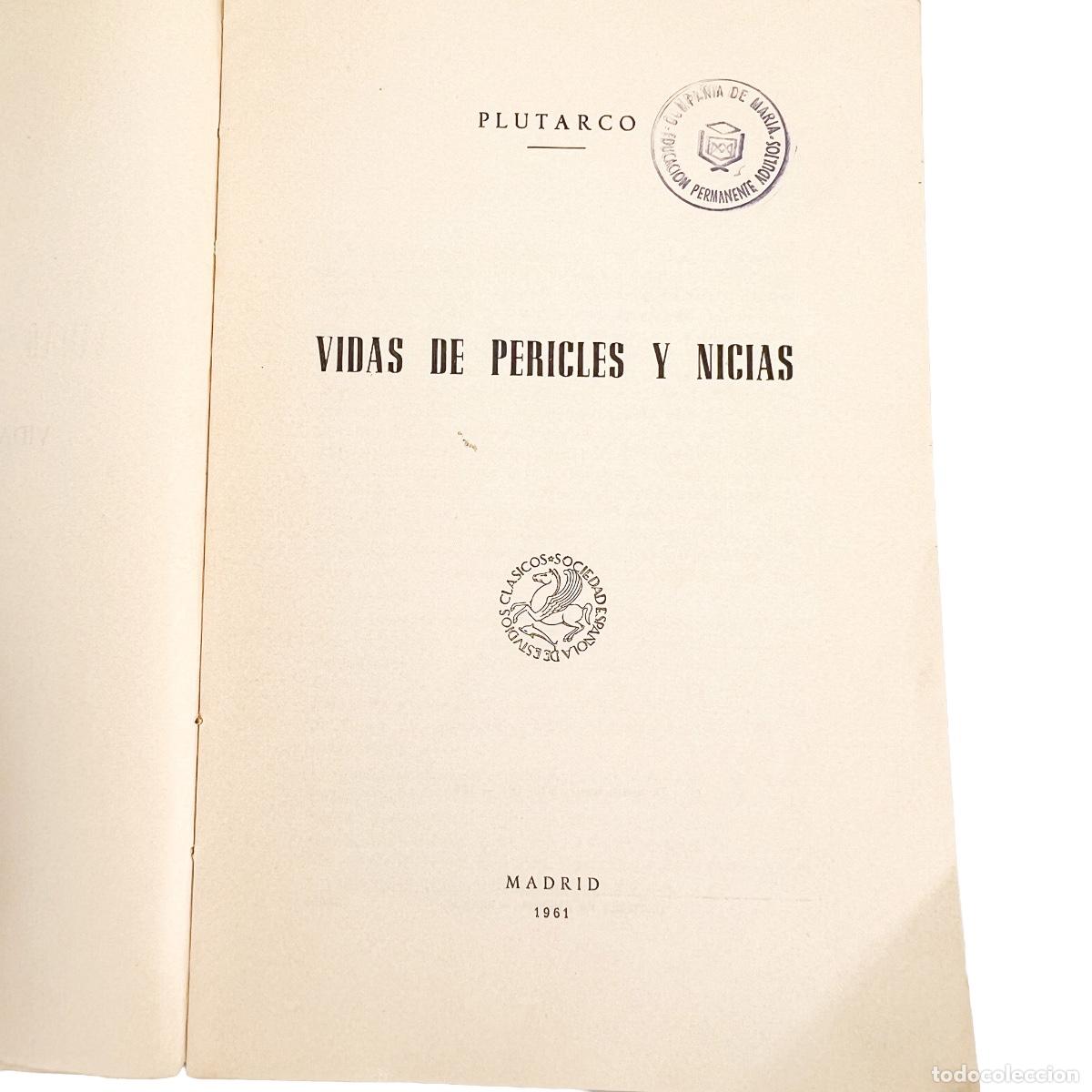 Libros de segunda mano: Vida de Pericles y Nicias, Plutarco - Foto 4