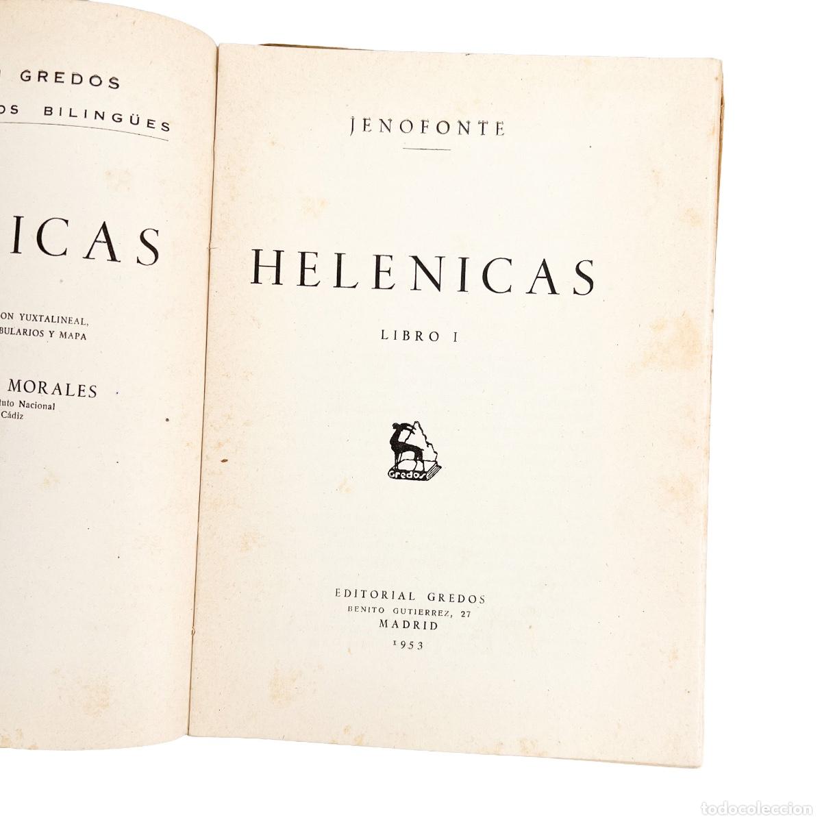 Libros de segunda mano: Hel&eacute;nicas Libro I y II, Biling&uuml;e, Jenofonte - Foto 7