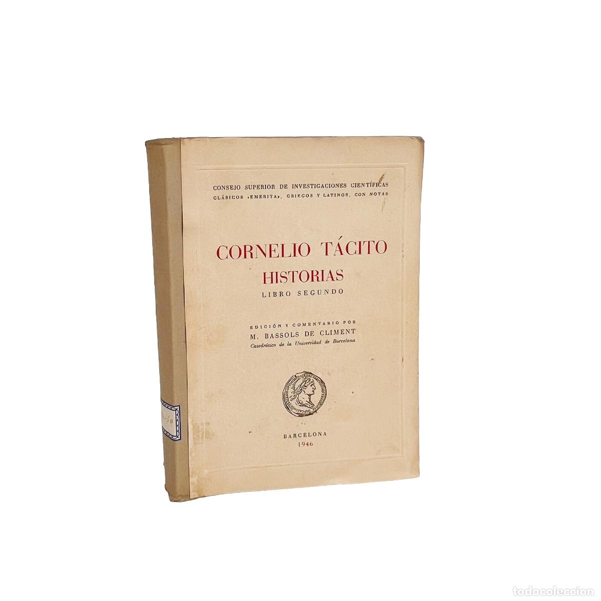 Libros de segunda mano: Historias, Libro Segundo, Cornelio T&aacute;cito - Foto 1