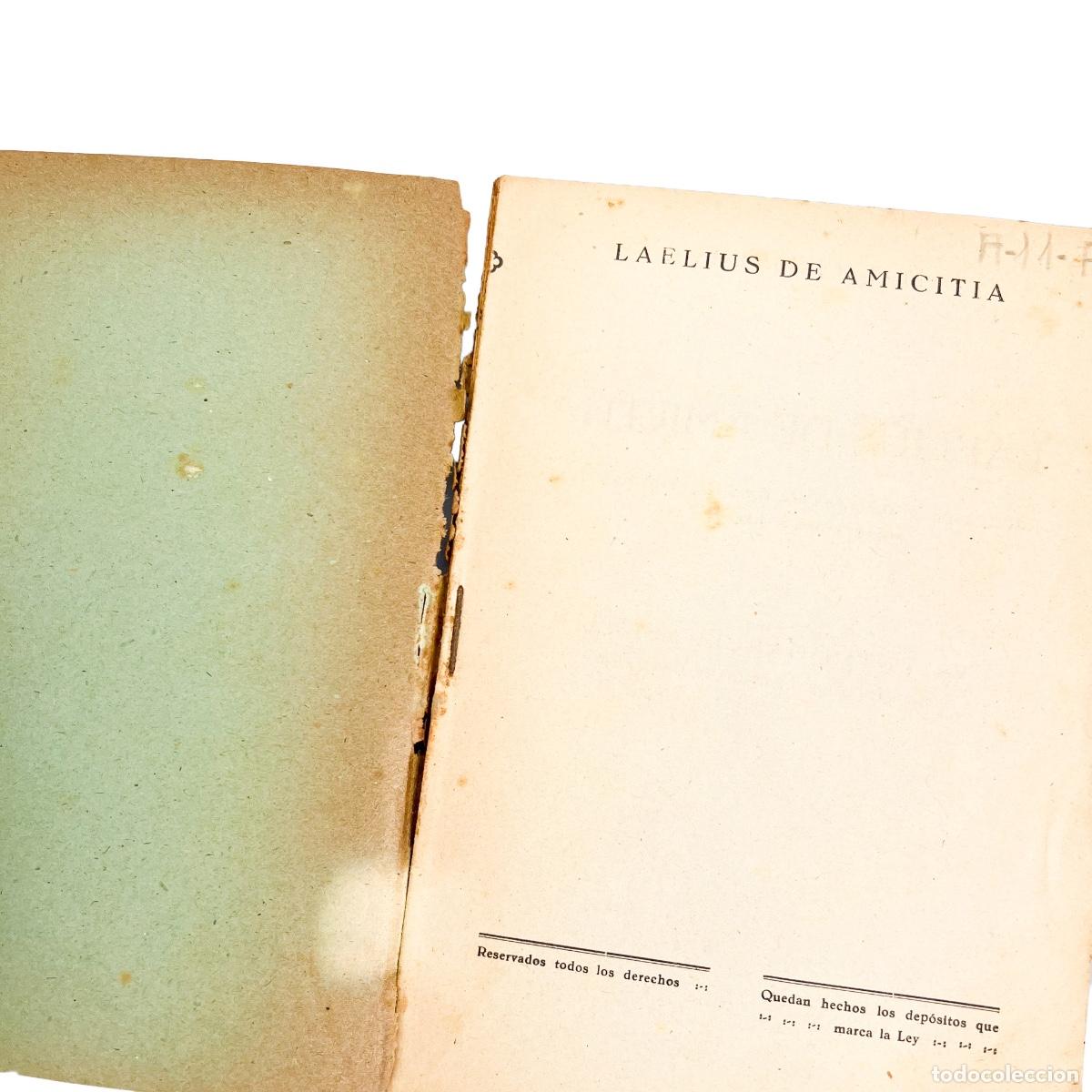 Libros de segunda mano: De Amicitia, Cicer&oacute;n - Foto 4