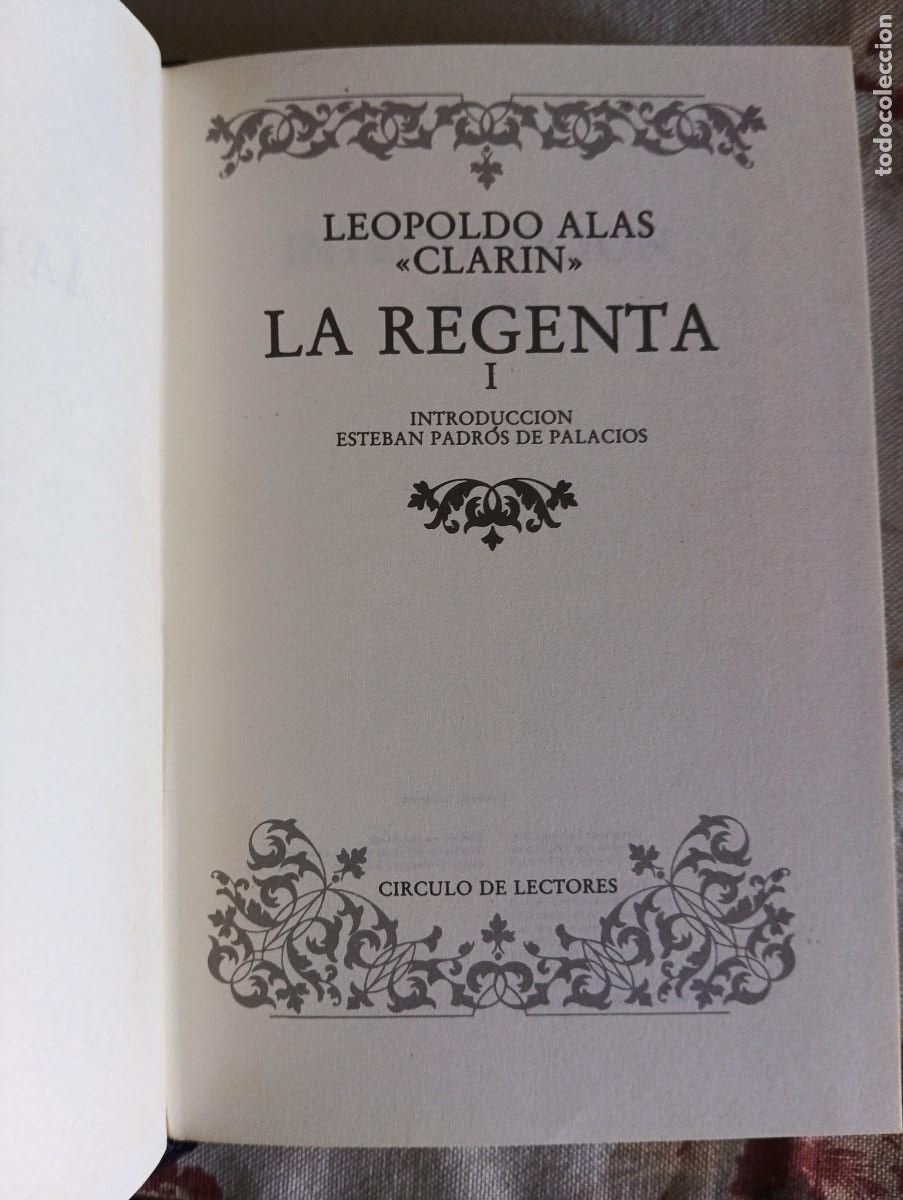 Libros de segunda mano: LA REGENTA.-LEOPOLDO ALAS CLARIN.2 TOMOS. - Foto 3