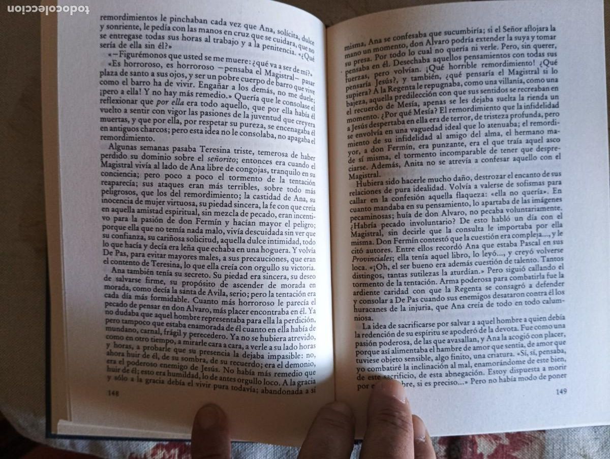 Libros de segunda mano: LA REGENTA.-LEOPOLDO ALAS CLARIN.2 TOMOS. - Foto 6