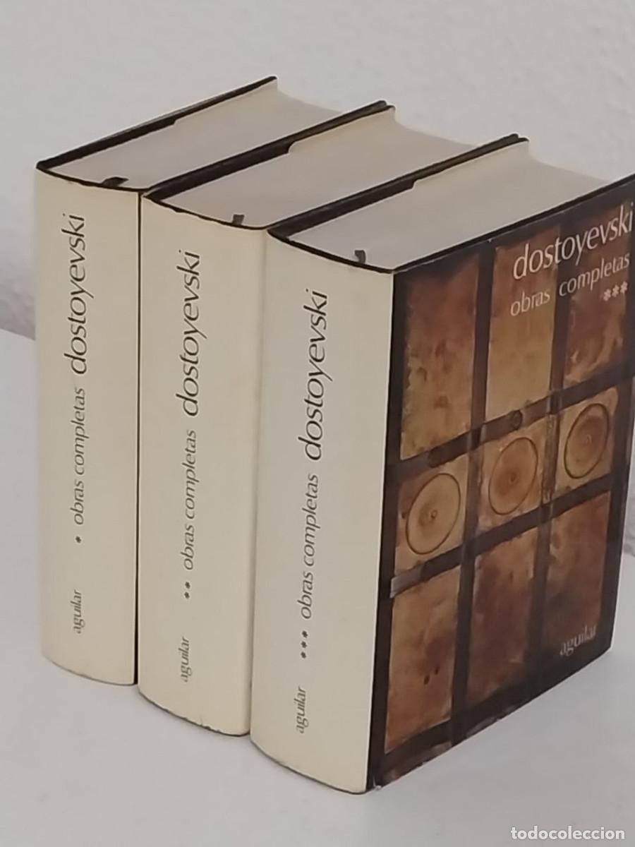 Libros de segunda mano: Obras Completas Dostoyevski - Aguilar (3 Tomos)