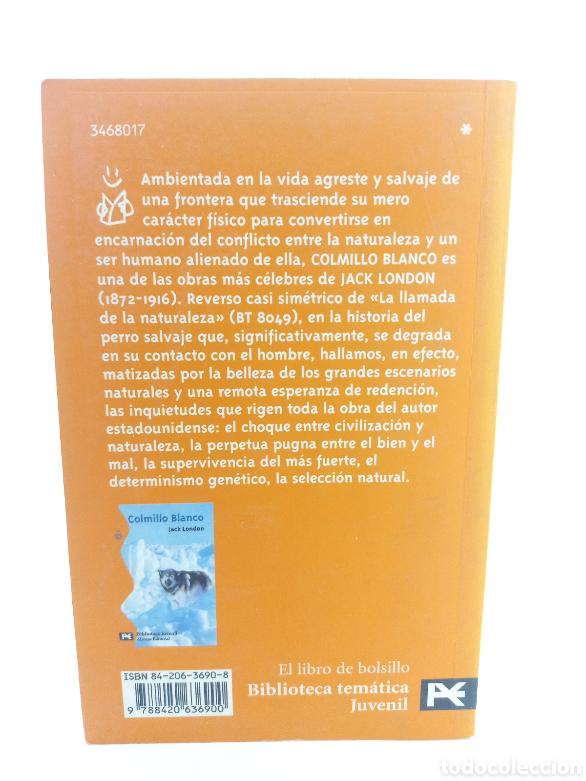 Libros de segunda mano: Colmillo Blanco. Jack London. Alianza Editorial, 2003. - Foto 3