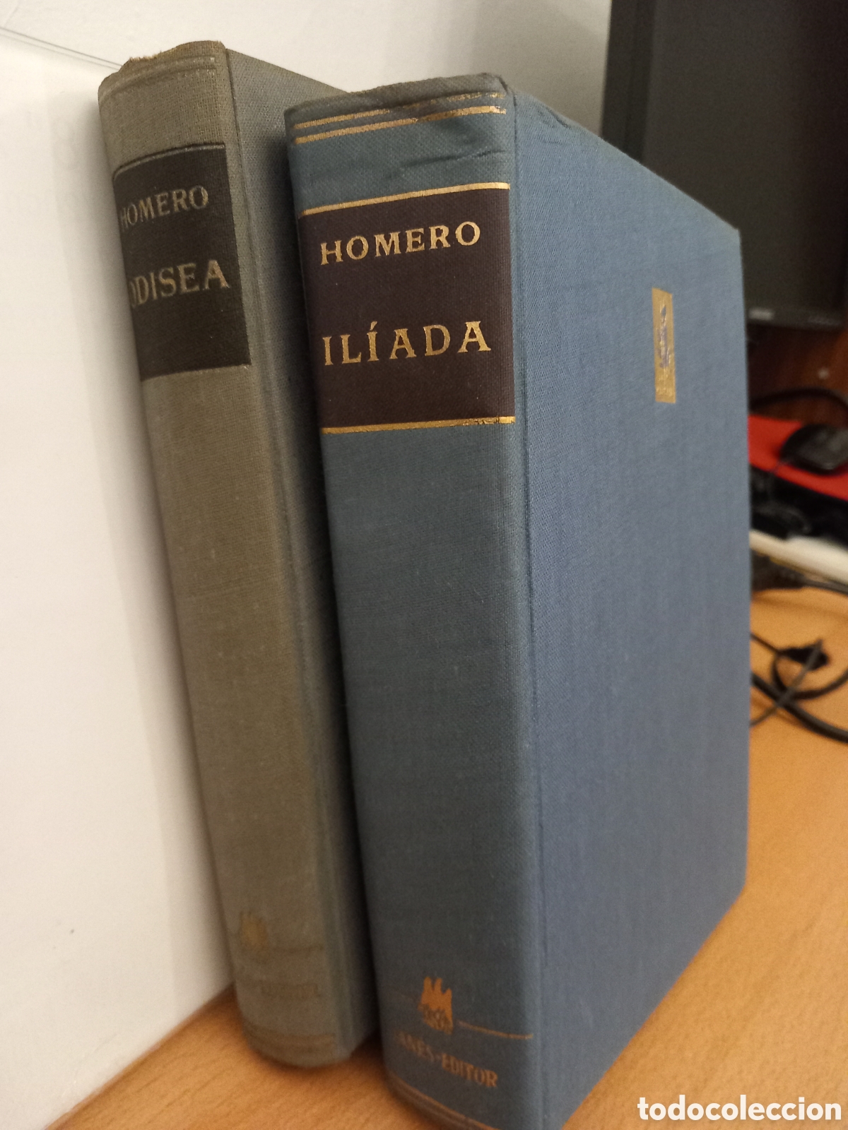 Libros de segunda mano: Pack 2 libros de literatura griega cl&aacute;sica. Iliada y Odisea de Homero