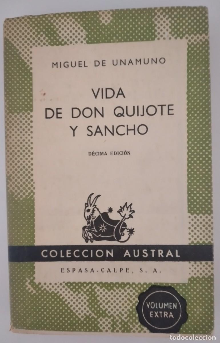 Libros de segunda mano: Vida de don Quijote y Sancho -Unamuno, Miguel de