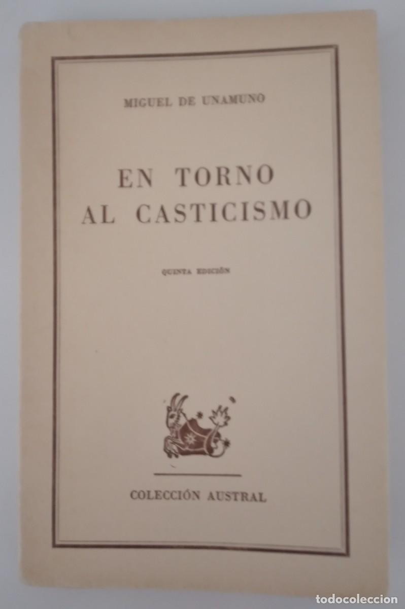 Libros de segunda mano: En torno al casticismo -Unamuno, Miguel de - Foto 1
