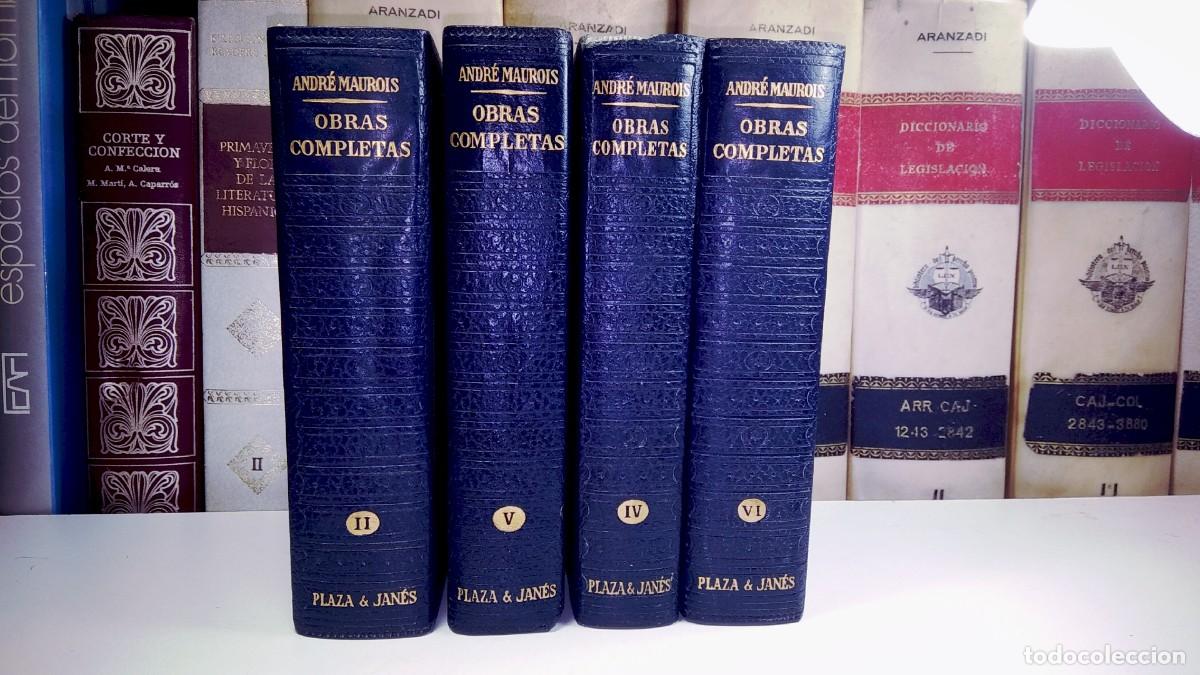 Libros de segunda mano: LOS CL&Aacute;SICOS DEL SIGLO XX. ANDR&Eacute; MAUROIS. Comprende los Vols. II-IV-V-VI. Edita Plaza & Jan&eacute;s.