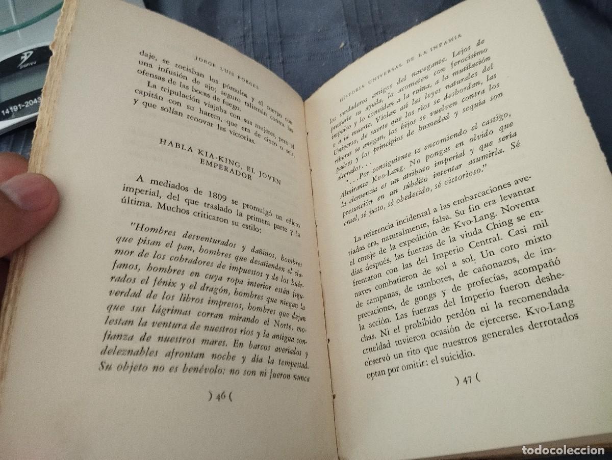 Libros de segunda mano: JORGE LUIS BORGES // HISTORIA UNIVERSAL DE LA INFAMIA // EMECE, 1958 - Foto 5