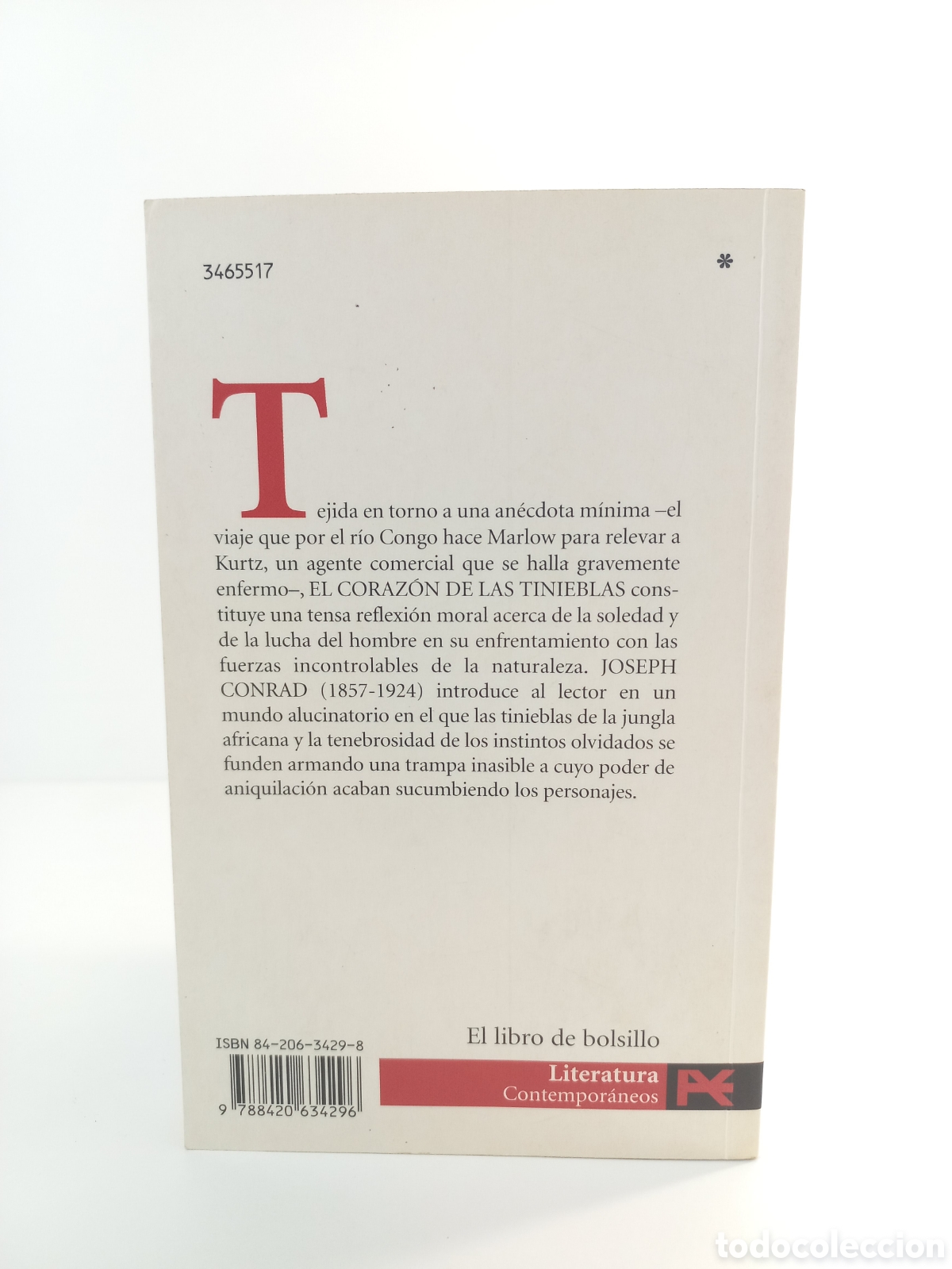 Libros de segunda mano: El coraz&oacute;n de las tinieblas. Joseph Conrad. Alianza Editorial, 2001. - Foto 2
