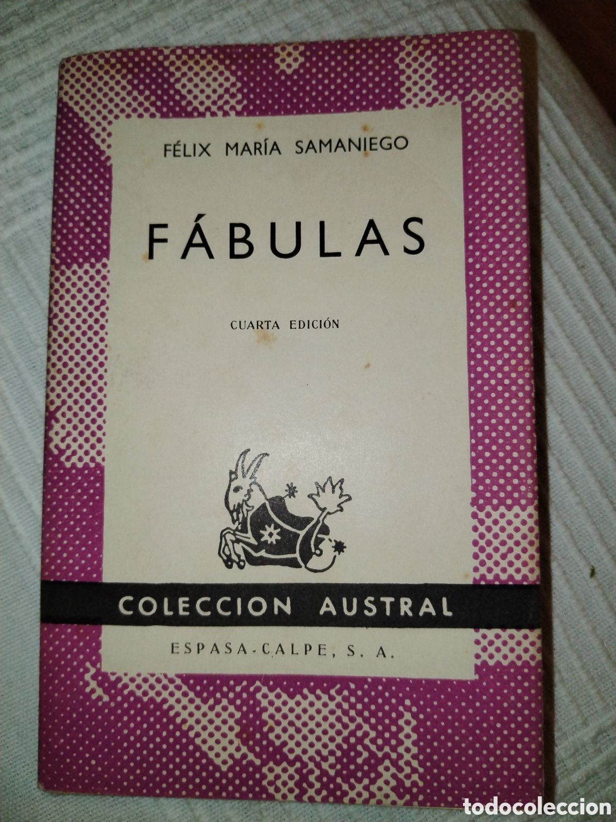 Libros de segunda mano: F&aacute;bulas. F&eacute;lix Mar&iacute;a Samaniego. Austral