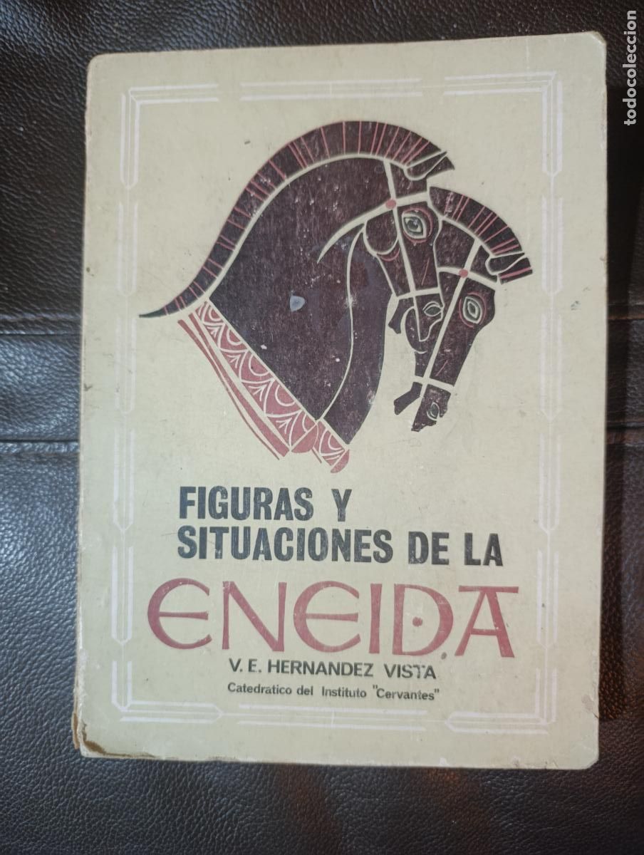 Libros de segunda mano: FIGURAS Y SITUACIONES DE LA ENEIDA HERNANDEZ VISTA