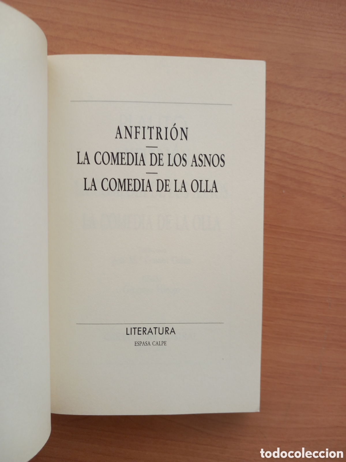 Libros de segunda mano: Plauto. Anfitrion y otras comedias - Foto 2
