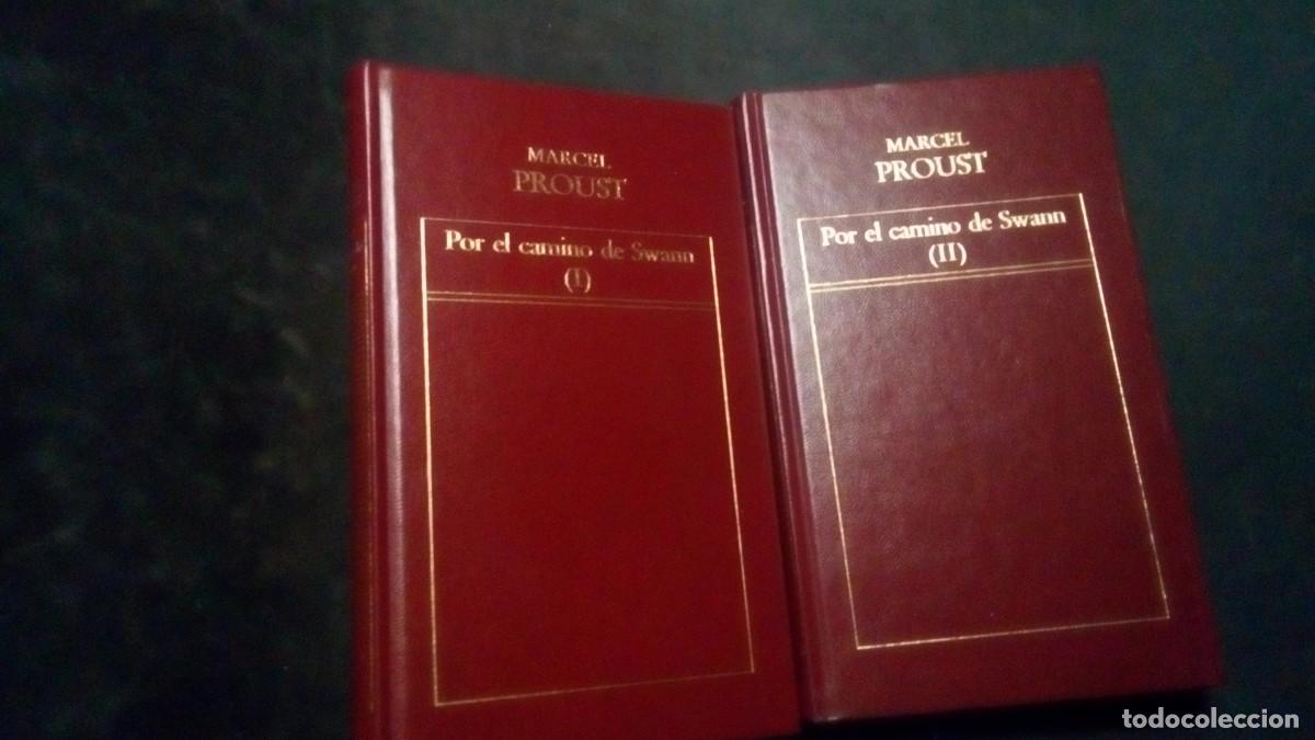Libros de segunda mano: POR EL CAMINO DE SWANN, MARCEL PROUST, TAPA DURA, 2 TOMOS, ORBIS-COMO NUEVOS