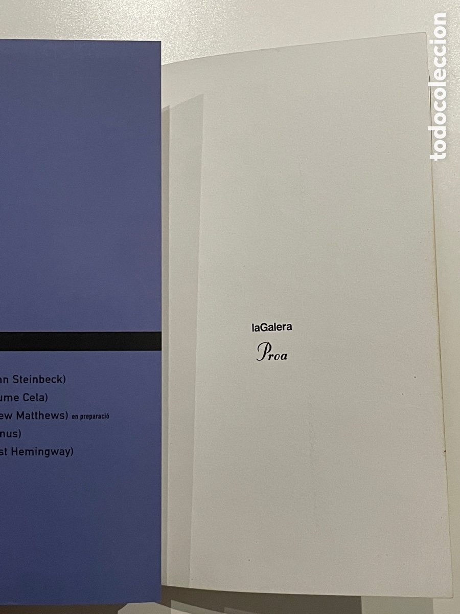 Libros de segunda mano: L&rsquo;estrany. Albert Camus. La Galera. Proa. A&ntilde;o 1997. - Foto 2