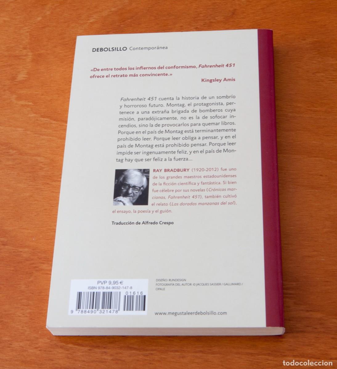 Libros de segunda mano: Fahrenheit 451 RAY BRADBURY Penguin Random House - Foto 2