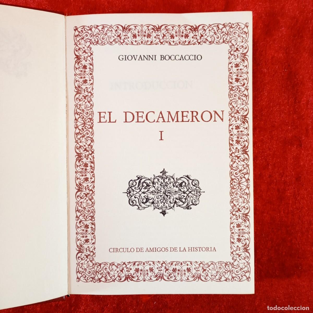 Libros de segunda mano: EL DECAMERON I - GIOVANNI BOCCACCIO - CIRCULO DE AMIGOS DE LA HISTORIA - 1973 / 203