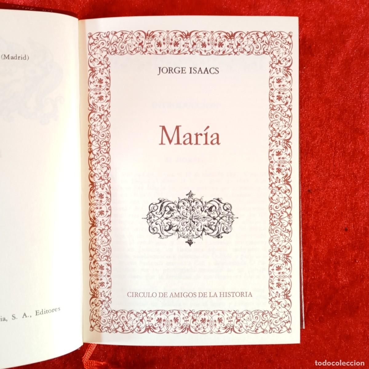 Libros de segunda mano: MAR&Iacute;A - JORGE ISAACS - CIRCULO DE AMIGOS DE LA HISTORIA - 1978 / 215 - Foto 1