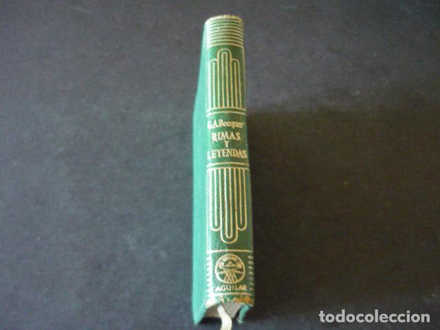Libros de segunda mano: GUSTAVO ADOLFO BECQUER RIMAS Y LEYENDAS AGUILAR CRISOL N&ordm; 270 1956