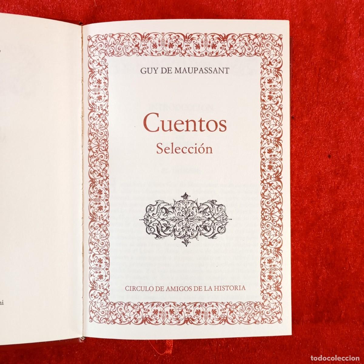 Libros de segunda mano: CUENTOS, SELECCION - GUY DE MAUPASSANT - CIRCULO DE AMIGOS DE LA HISTORIA - 1973 / 225