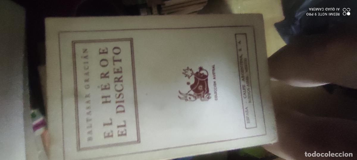 Libros de segunda mano: Graci&aacute;n. El h&eacute;roe/ el discreto