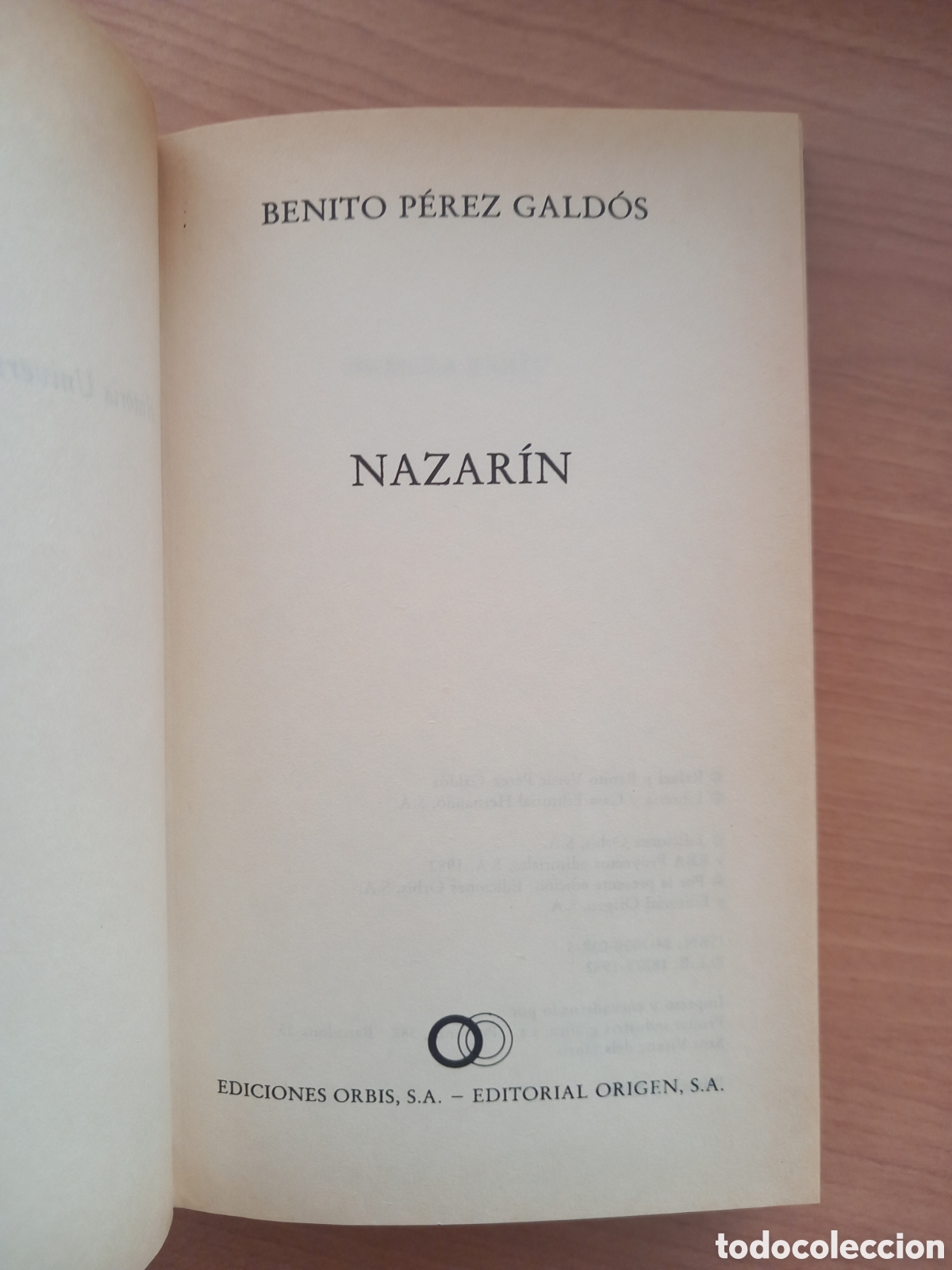 Libros de segunda mano: Nazarin. Benito Perez Galdos - Foto 2